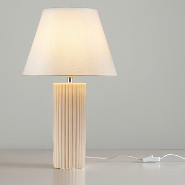 Nova Luce Béžová stolní lampa Bacco