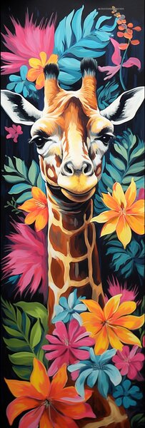 MALBA NA PLÁTNĚ, zvířata, 30/80 cm - Obrazy na plátně