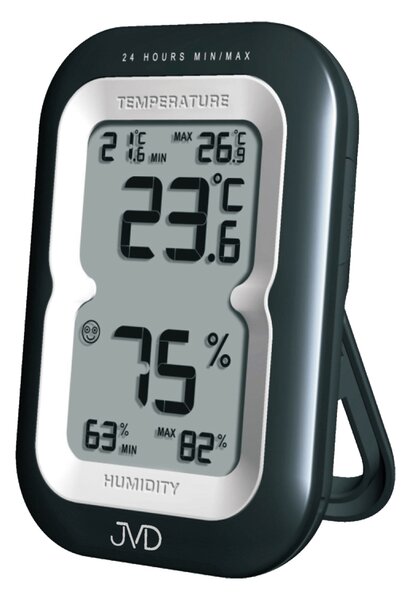 Digitální teploměr JVD černý T9230.1