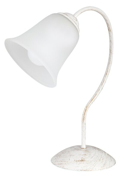 Rabalux stolní lampa Fabiola E27 1x MAX 40W antikovaná bílá 7260