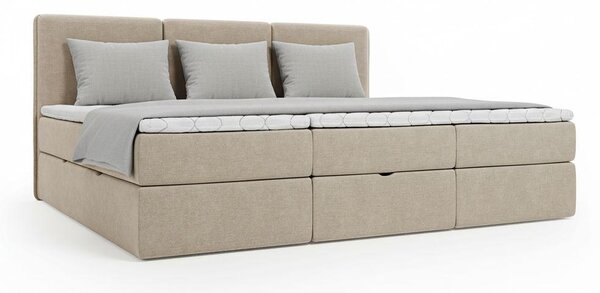 POSTEL PRO CELOU RODINU, 270/200 cm, béžová MID.YOU - Postele s úložným prostorem, Online Only