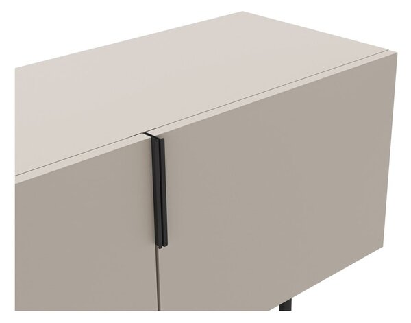 Krémový TV stolek 200x54,5 cm Eldia – Marckeric