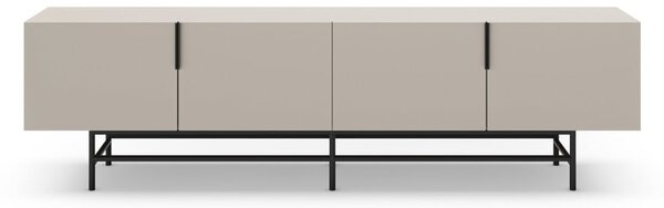 Krémový TV stolek 200x54,5 cm Eldia – Marckeric