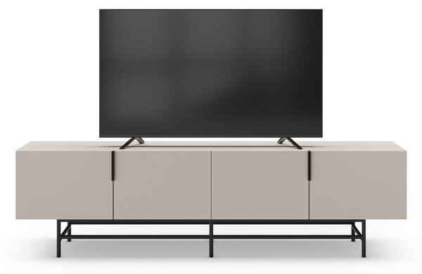 Krémový TV stolek 200x54,5 cm Eldia – Marckeric