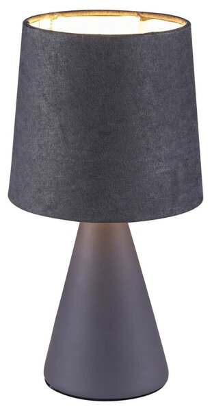 Rabalux stolní lampa Nalani E14 1x MAX 40W šedá 2695