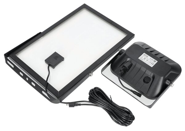 Venkovní solární reflektor se senzorem LED/30W/6,4V 4000K IP65 + DO