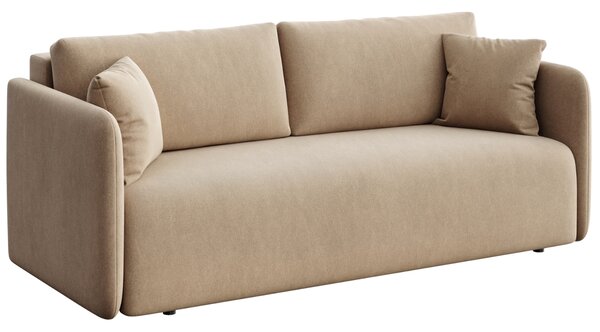 -25 % Dny MOMENTI– Rodier Světle hnědá rozkládací pohovka Chaum 220 cm