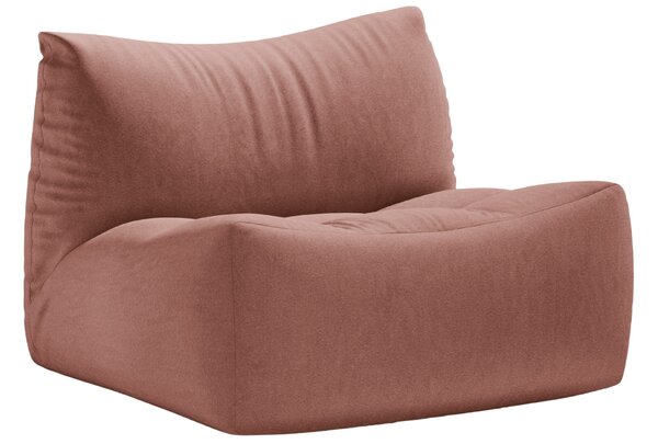 Micadoni Růžové sametové křeslo Tove