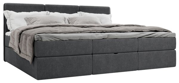 POSTEL PRO CELOU RODINU, 270/200 cm, antracitová MID.YOU - Postele s úložným prostorem, Online Only