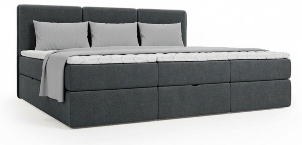 POSTEL PRO CELOU RODINU, 270/200 cm, antracitová MID.YOU - Postele s úložným prostorem, Online Only
