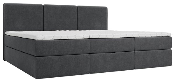 POSTEL PRO CELOU RODINU, 270/200 cm, antracitová MID.YOU - Postele s úložným prostorem, Online Only
