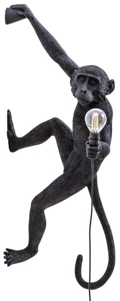 -25 % Dny MOMENTI– Seletti Černé venkovní nástěnné světlo Monkey