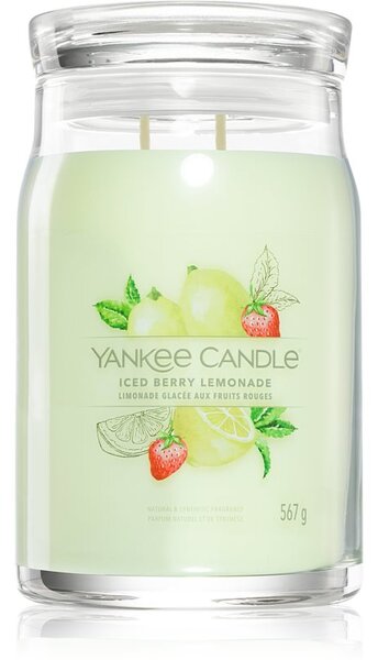 Yankee Candle Iced Berry Lemonade vonná svíčka Signature 567 g