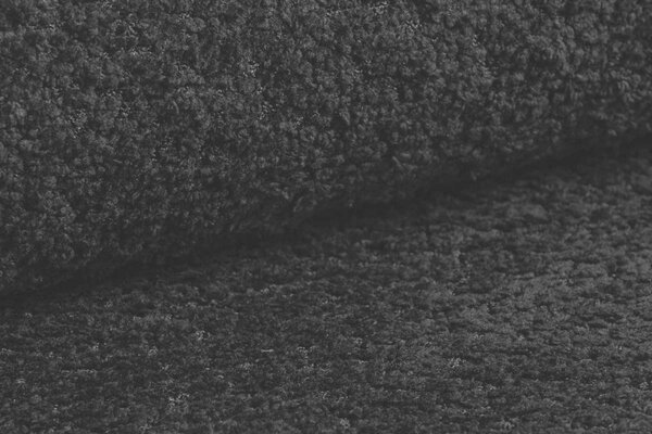 Micadoni Černá bouclé dvoulůžková postel Mount 160 x 200 cm