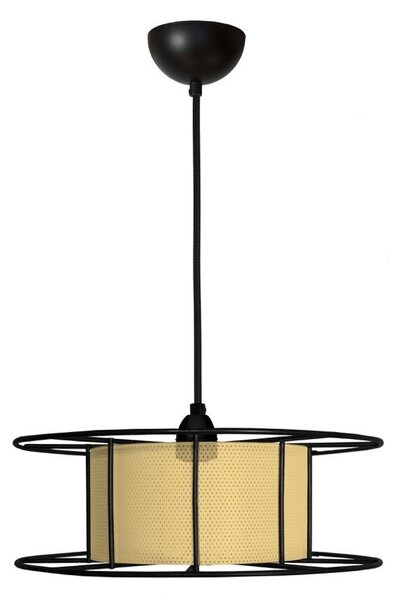 Stropní lampa Spool Hang Black barva stínidla: žlutá