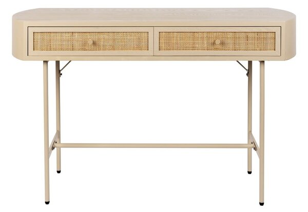 Béžový konzolový stolek 40x120 cm Amaya – White Label