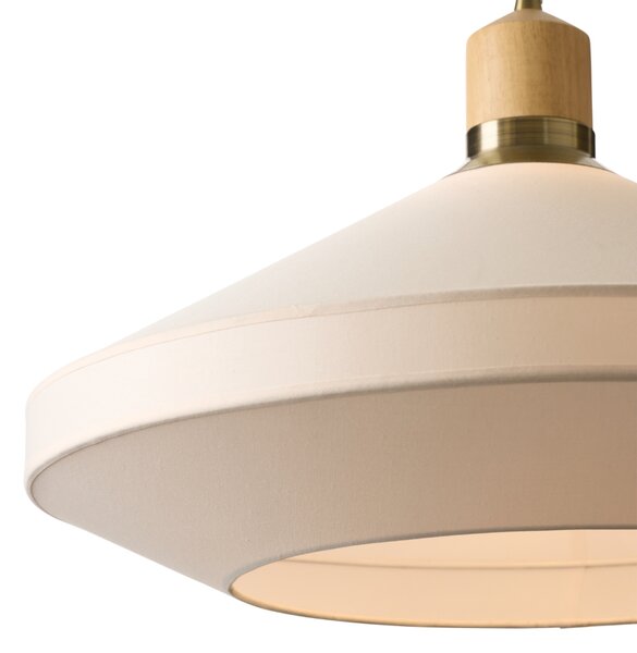 Halo Design Krémově bílé závěsné světlo Paris Soft 24 cm