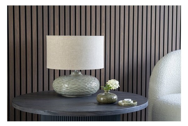 Tmavě hnědý kulatý konferenční stolek v dekoru topolu ø 80 cm Boavista – House Nordic