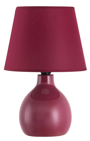 Rabalux stolní lampa Ingrid E14 1x MAX 40W bordó 4478