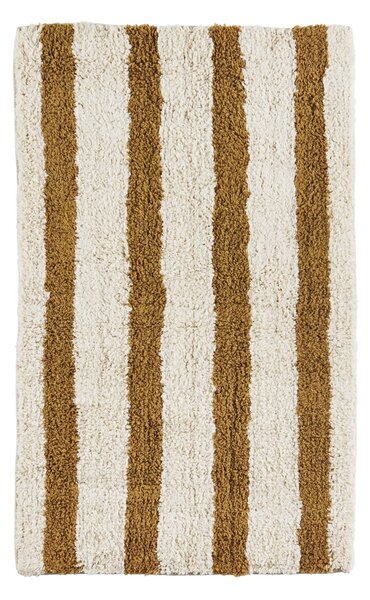 Koupelnová předložka Tufted Mustard Stripe 50 × 80 cm