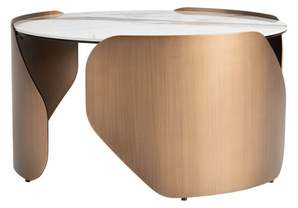 -25 % Dny MOMENTI– Angel Cerdá Bílý porcelánový konferenční stolek No. 2162, Ø 80 cm