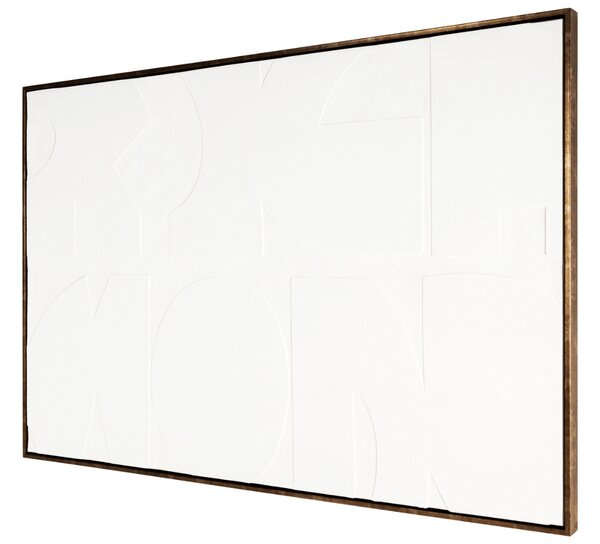 Richmond Bílý abstraktní obraz Decadence 80 x 120 cm