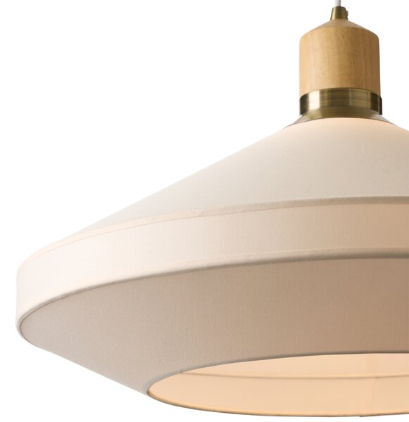 Halo Design Krémově bílé závěsné světlo Paris Soft 40 cm