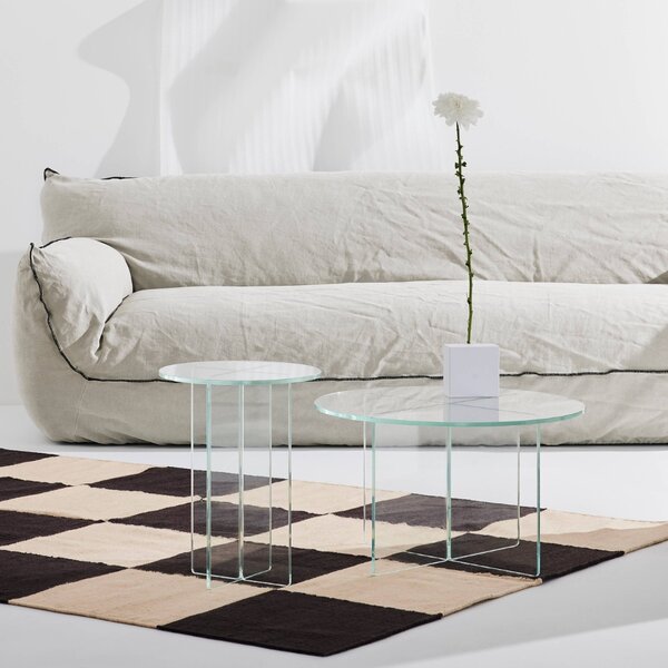 Jotex Skleněný odkládací stolek IRIS 35 cm