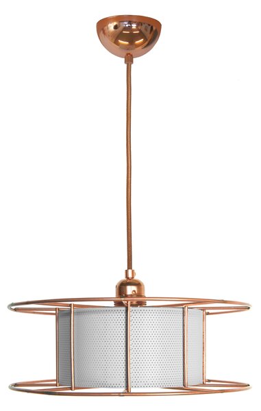 Závěsná industriální lampa Spool Hang Basic barva stínidla: bílá