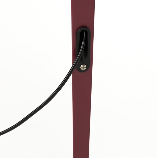 Zuiver Červená stojací lampa TRIPOD 157 cm