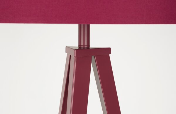 Zuiver Červená stojací lampa TRIPOD 157 cm
