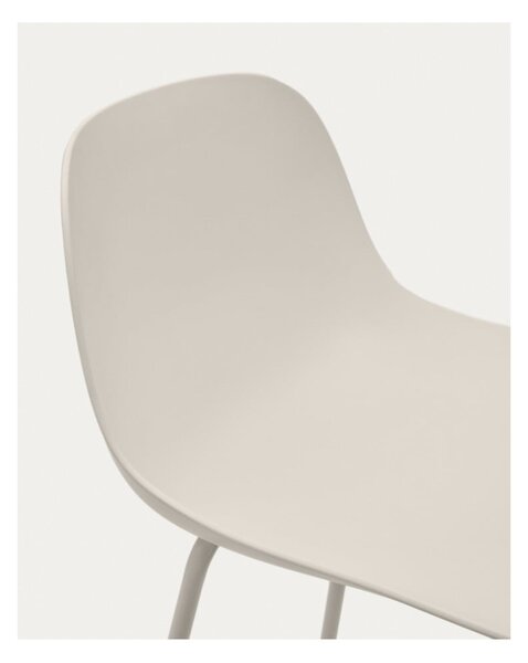 Krémová barová židle (výška sedáku 74 cm) Altea – Kave Home