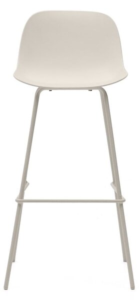 Krémová barová židle (výška sedáku 74 cm) Altea – Kave Home