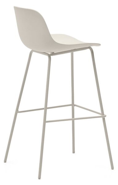 Krémová barová židle (výška sedáku 74 cm) Altea – Kave Home