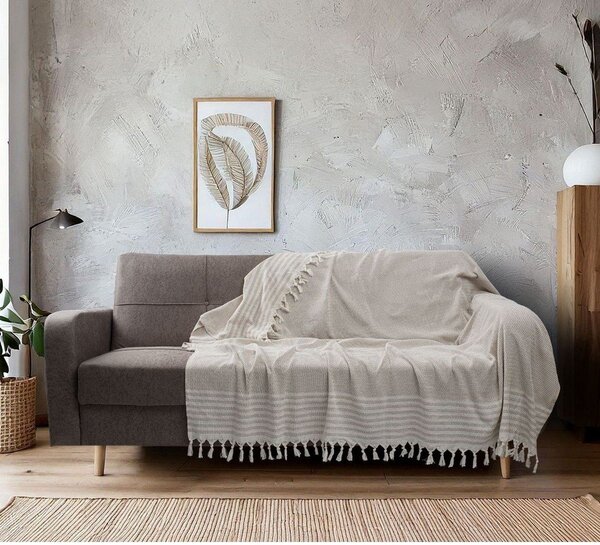 Krémová deka 220x180 cm Sophia – Mijolnir