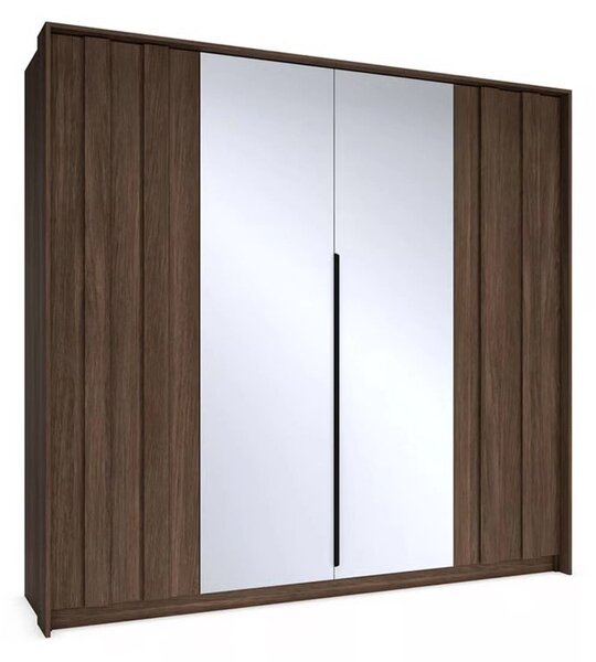 Šatní skříň s osvětlením Flaro 223 cm - dub dunin