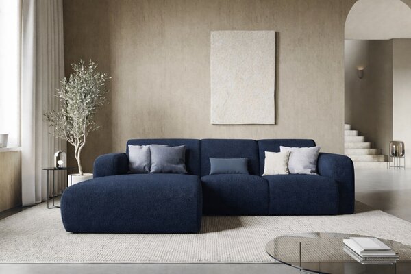 -25 % Dny MOMENTI– Windsor & Co Bouclé rohová pohovka Lola 250 cm, levá