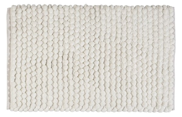 Bílá textilní koupelnová předložka 50x80 cm Solivo – Wenko