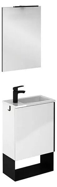 Riva Indus Koupelnový set, 46 cm, dřevotříska, bílý