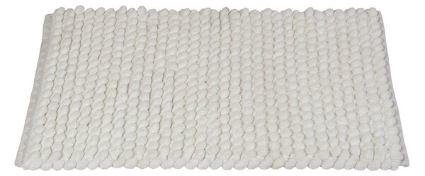 Bílá textilní koupelnová předložka 50x80 cm Solivo – Wenko