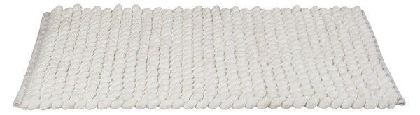 Bílá textilní koupelnová předložka 50x80 cm Solivo – Wenko