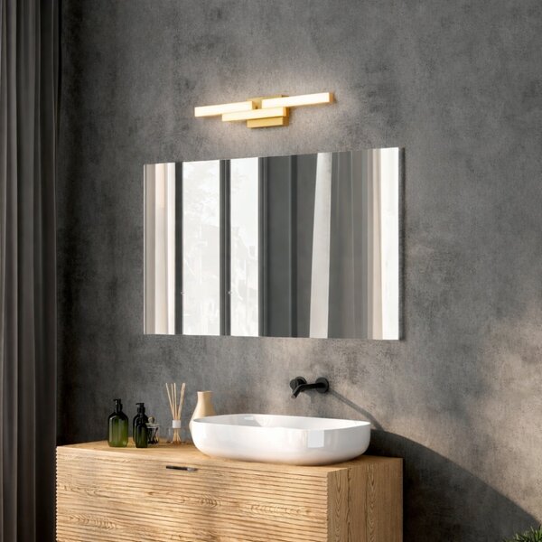 Nova Luce Zlaté nástěnné LED světlo Atom 60 cm