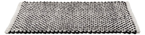 Černobílá textilní koupelnová předložka 50x80 cm Covelo – Wenko