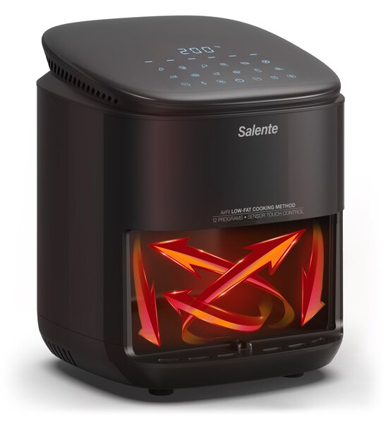 Salente AirFit, horkovzdušná fritéza 4v1, 3,5 l, černá