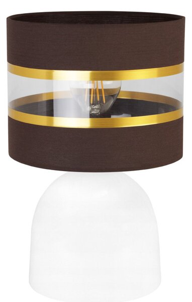 Stolní lampa Elegance, 1x textilní stínítko (výběr ze 6 barev), (výběr ze 2 barev konstrukce), g