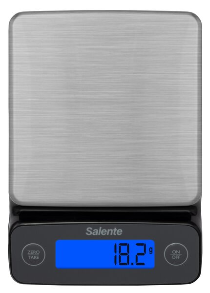 Salente DiamondCook, kuchyňská & přesná desetinná váha 2v1, 3 kg, černá