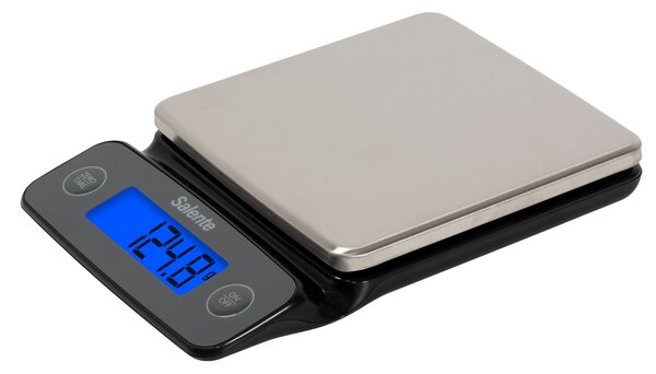 Salente DiamondCook, kuchyňská & přesná desetinná váha 2v1, 3 kg, černá