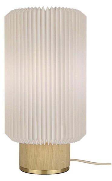 Stolní lampa Cylinder barva dřeva: světlý dub, velikost: výška 37cm x průměr 20cm