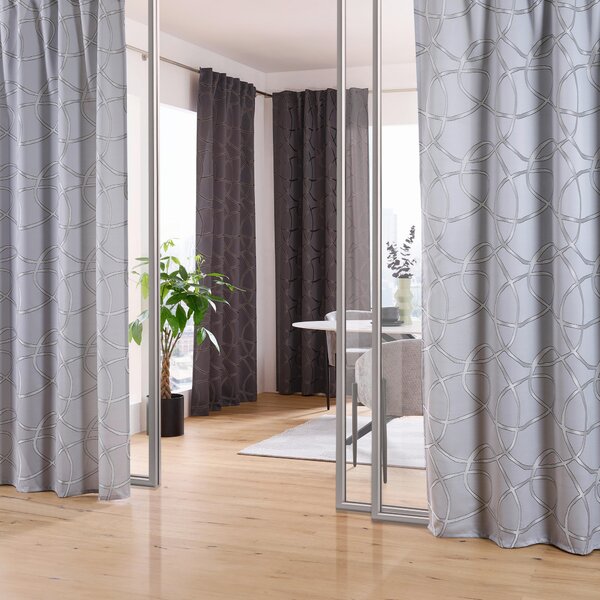 HOTOVÝ ZÁVĚS, neprůsvitné, 140/260 cm Dieter Knoll - Závěsy