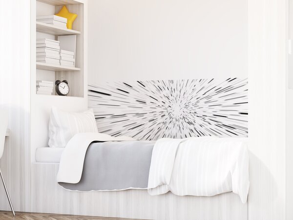 FUGU Ochrana zdi za postel - Skok do hyperprostoru white Varianta ochrany zdi: Delší strana postele 200x65 cm